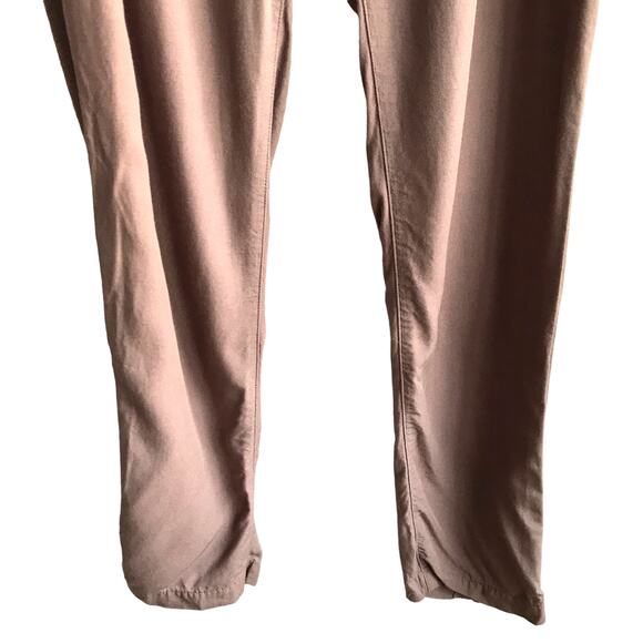 Bridge & Burn Market Straight Leg Pants Size S Taupe Tencel Linen Workwear - Picture 2 of 12